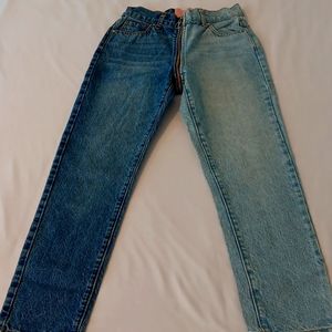Revice Girls Two-Sided Zipper Jeans